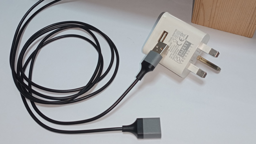 USB power adapter connection